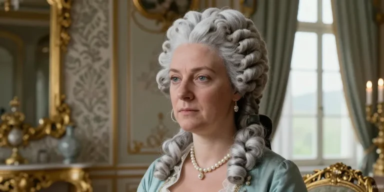 marie antoinette cheveux blancs