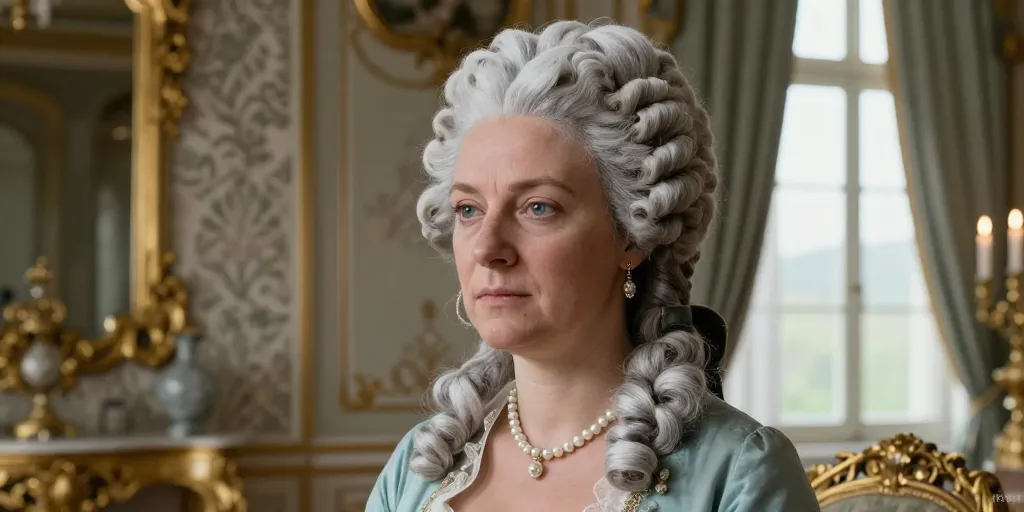 marie antoinette cheveux blancs